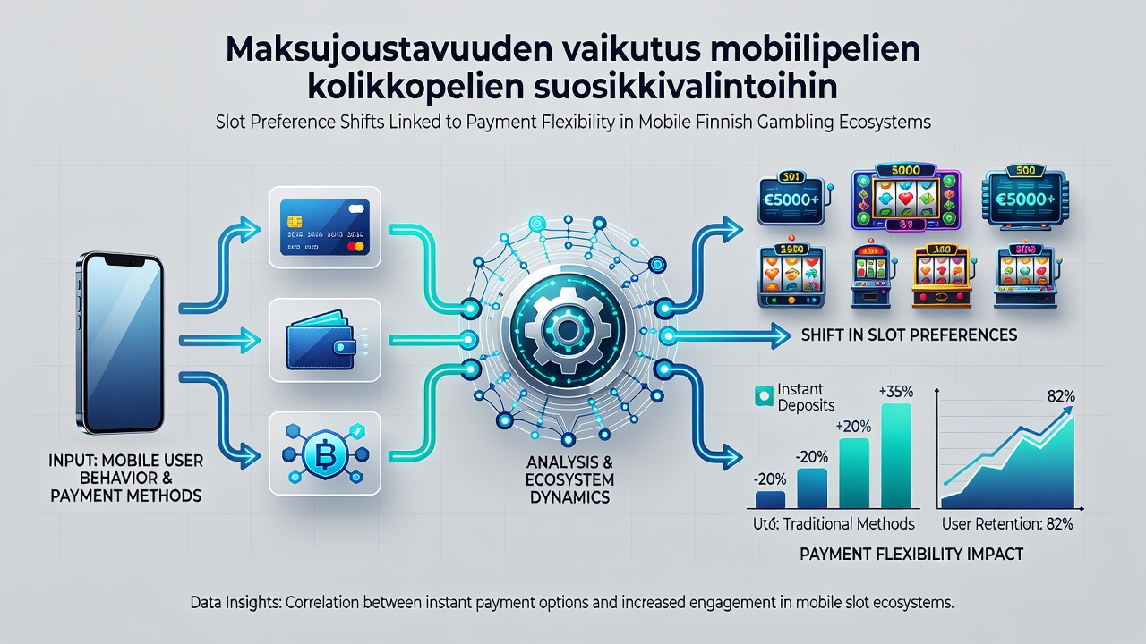 Graph illustrating payment method usage versus slot volatility preferences in Finnish mobile gambling data from 2026
